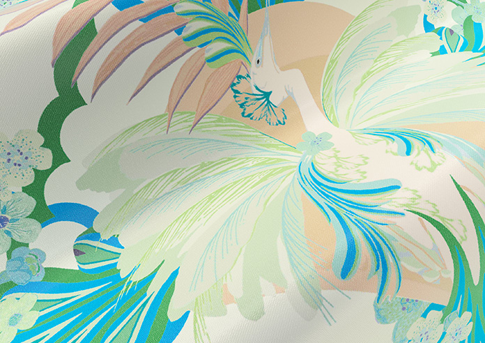 Faded Glamour, Absinthe White - Made To Measure Curtains - Image 4